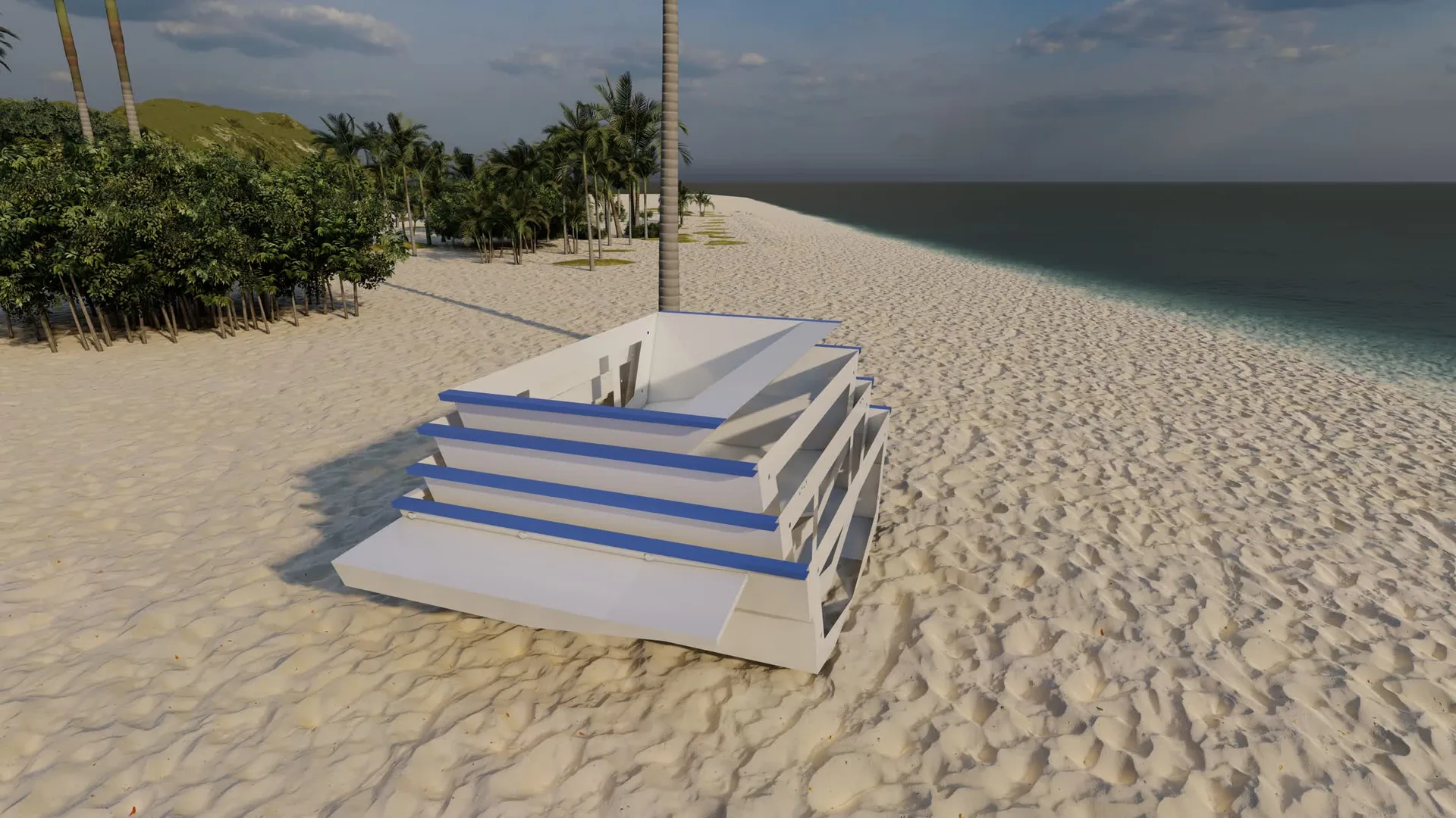Collapsible Boat Concept Design view 3
